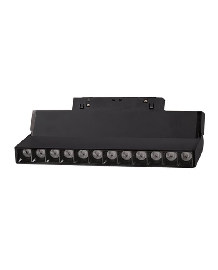 Tračna svjetiljka LED-L001-48VDC-12W-800lm-3000K-black