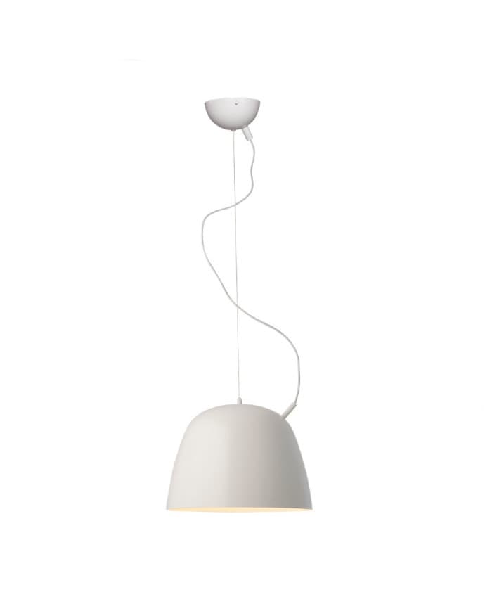 Moderna visilica PD130-1 WHITE/WHITE inside fi40xH30, E27, 1X60W