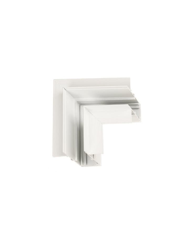HM22-0012-90* vodoravni kot za vgradno tirnico - bela