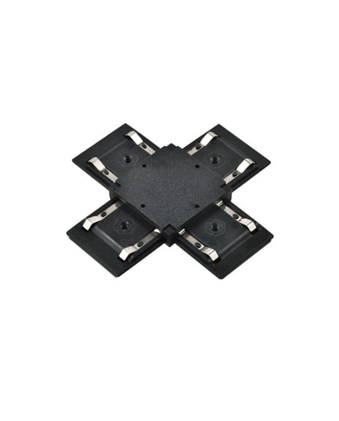Accessory-SMR-XC, X shape connector for track rail, black