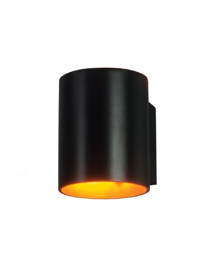 Wall lamp MURO TONDO BK/GOLD G9/40W IP20