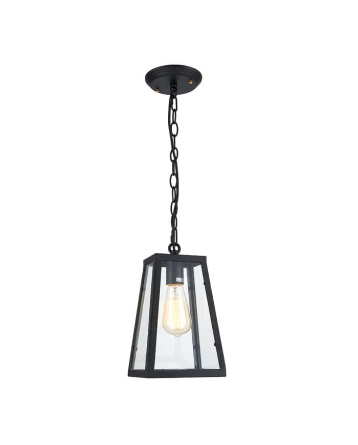 Plafonjera LOFT146-C MATTE BLACK+CLEAR D360*360mm
