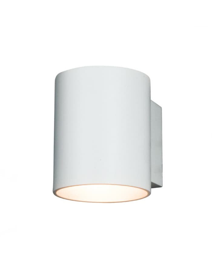 Wall lamp MURO TONDO WH/SILVER G9/40W IP20