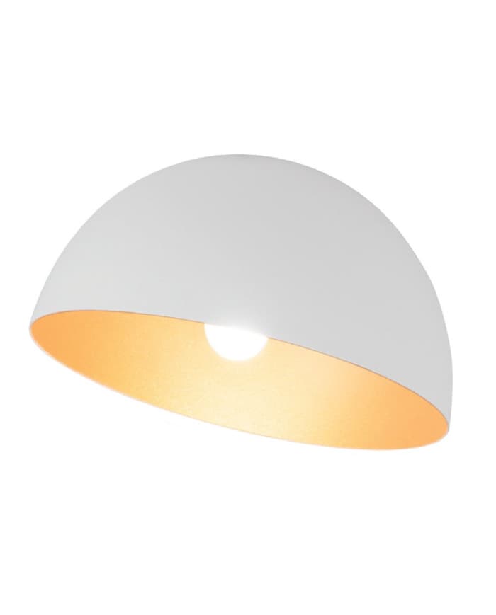 Plafonjera CL611-300 Matt White Outside/Gold Inside E27/60W max