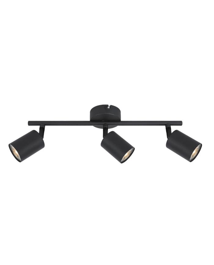 Zidni/stropni reflektor SL ROTO3 black metal base 3*GU10