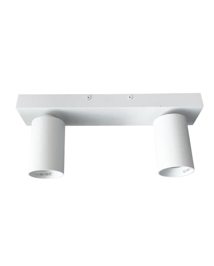 Wall lamp SOFFITTO DOPPIO Sand White GU10 2x50W IP20