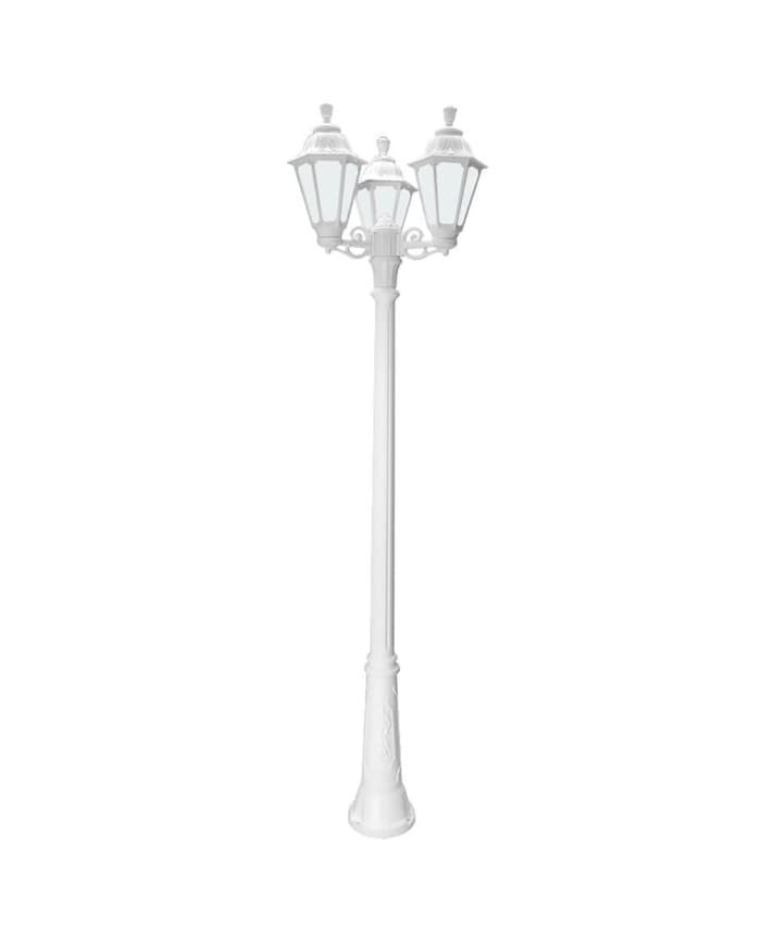 Vrtna podna svjetiljka RICU BISSO/RUT 3L WHITE CLEAR E27 FILAMENT LED 6,5W 2700K