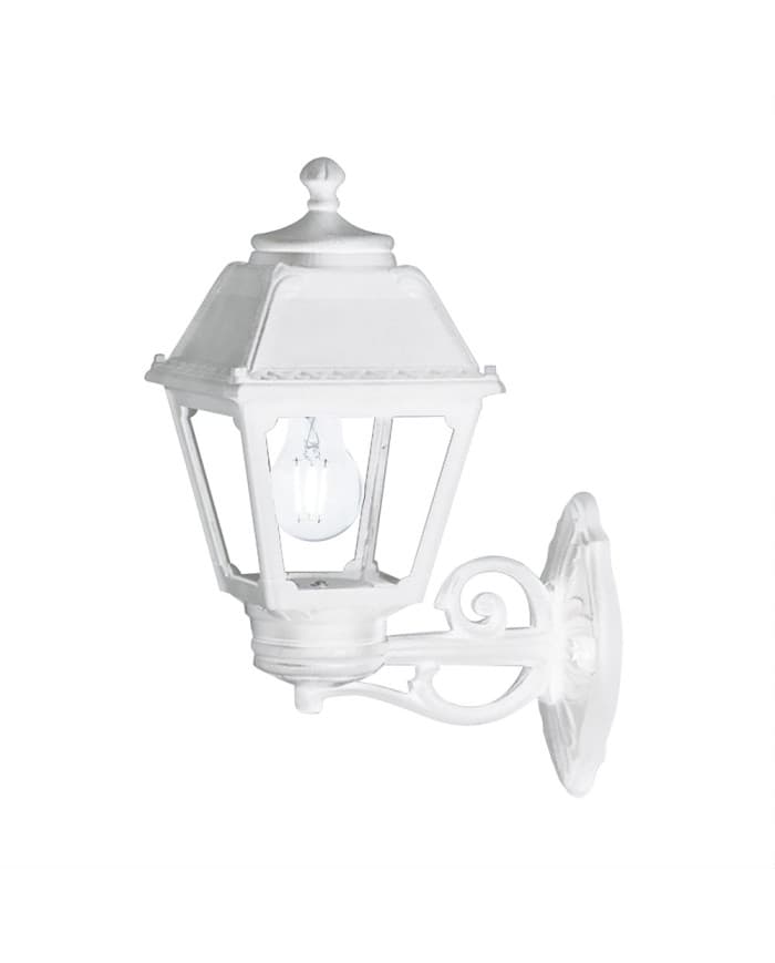 Zidna svjetiljka BISSO/MARY E-27 WHITE/CLEAR