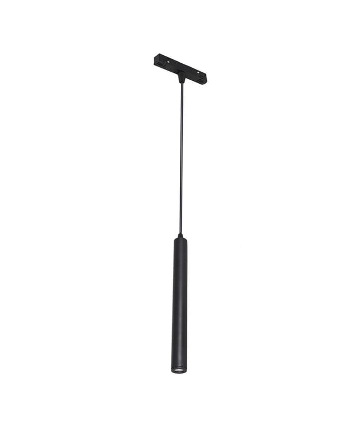Tračna svjetiljka LED-L002-48VDC-6W-400lm-3000K-cable 1m-black