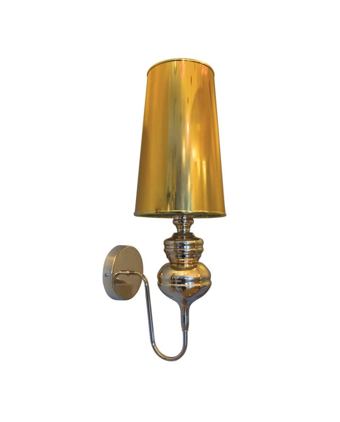 Zidna svjetiljka W4017S gold 1xE27 L25xW20xH75
