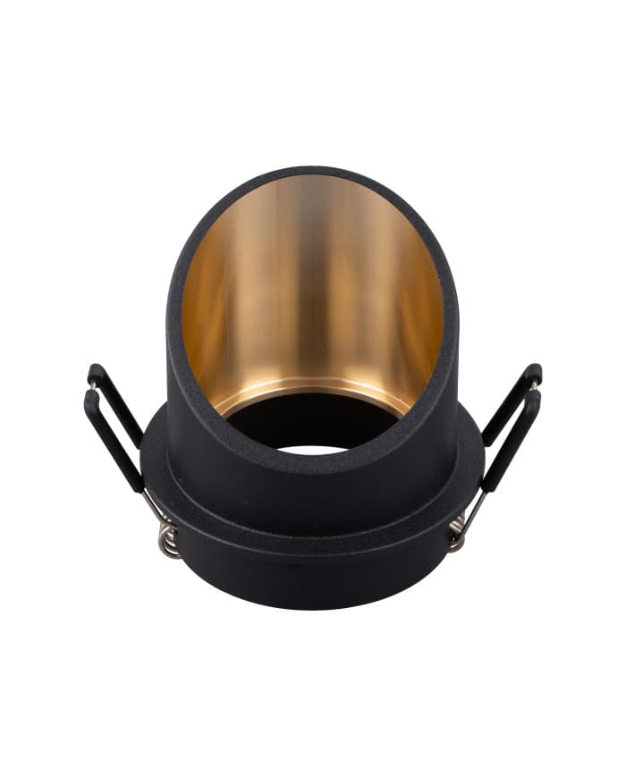 Ugradna svjetiljka LM9039 Sand Black/Gold GU10 holder IP20 Alu fi68*H72mm