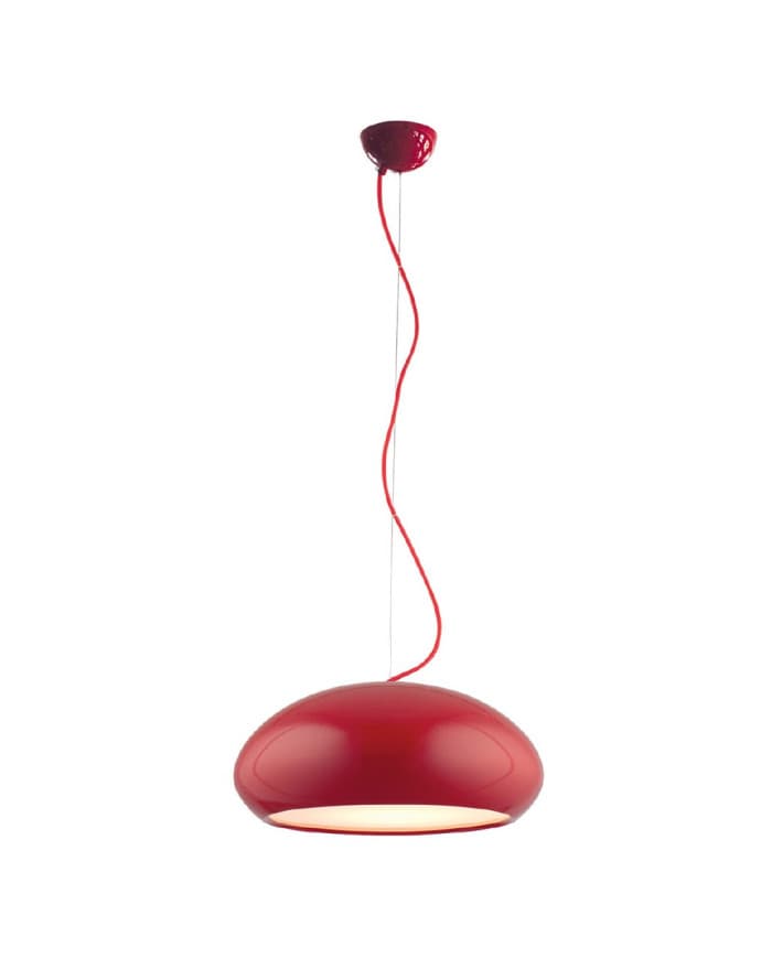 Moderna visilica PD125-3B RED/WHITE inside fi45xH20, E27, 3X60W