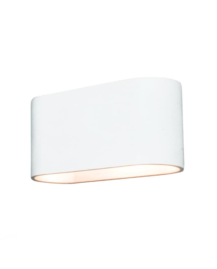 Zidna svjetiljka MURO OVALE WH/SILVER G9/40W IP20