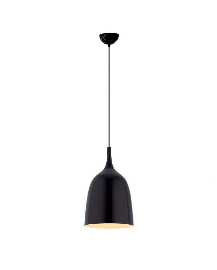 Moderna visilica PD121-1C BLACK/WHITE inside fi15xH26, E27, 1x60W