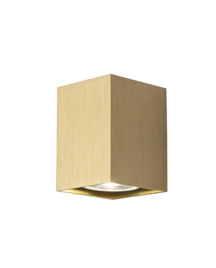 Stenska svetilka CUBO S1 ALU BRASS