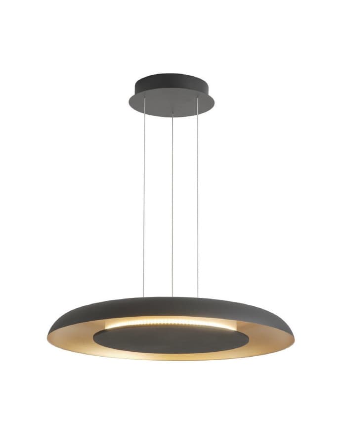 LED visilica ARROTONDATO-P-S400/24 MBL/GOLD CCT 24W fi400*1500