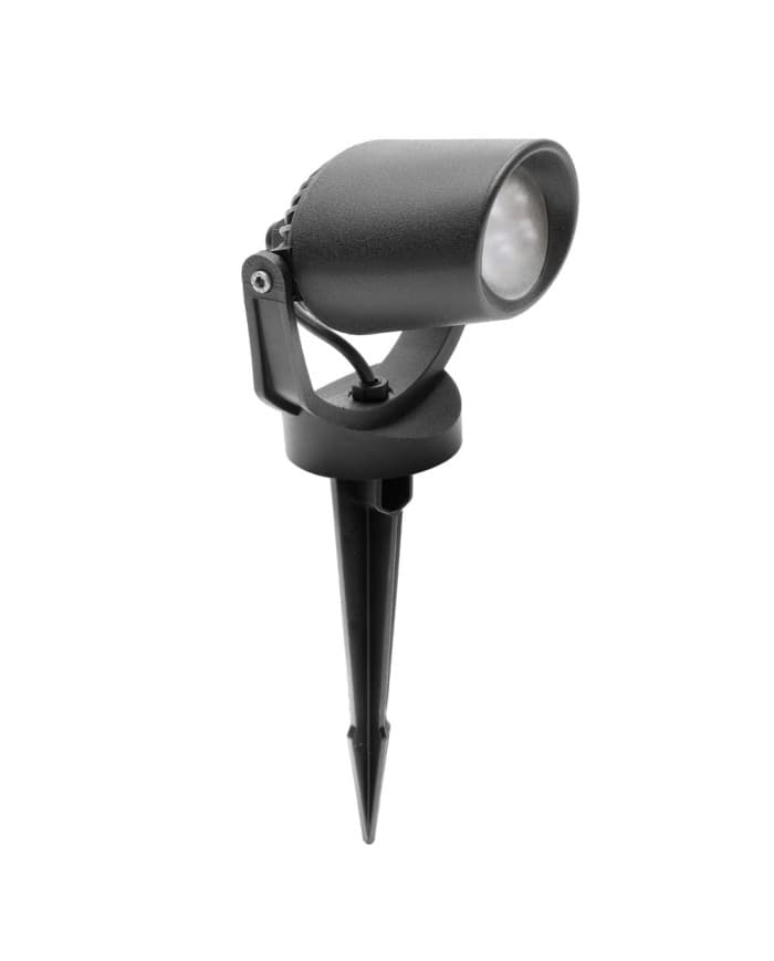Ubodna svjetiljka MINITOMMY EL SPIKE BLACK FROSTED GU10 LED 6W CCT
