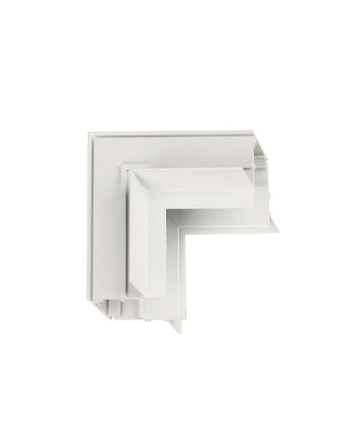 HM22-0013-90* vertical Corner for recessed track rail-white