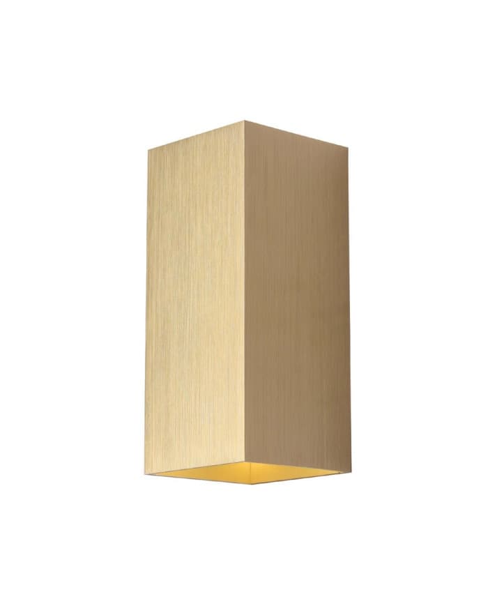 Stenska svetilka CUBO D2 ALU BRASS