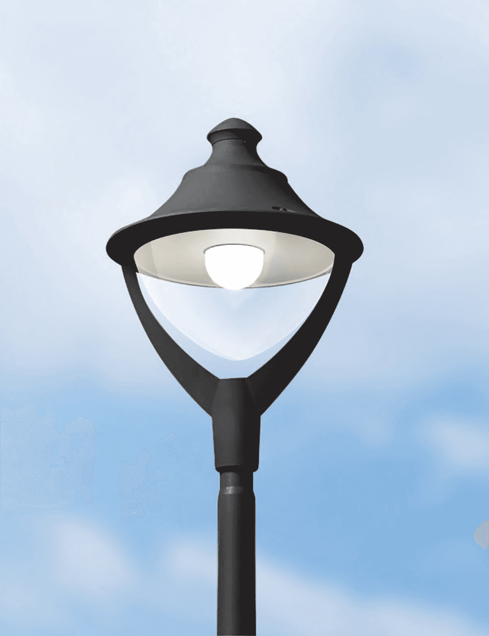 BEPPE 400 BLACK CLEAR E27 POWER LED 50W 3000K