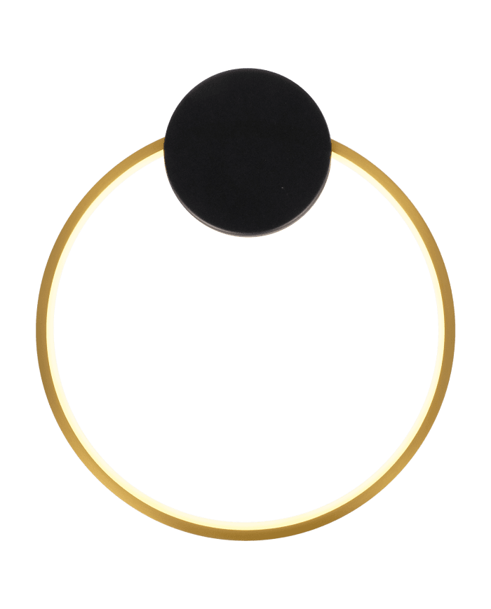 Stenska svetilka AL451-30 BLACK/BRASS 12W 3000K 300X60X330