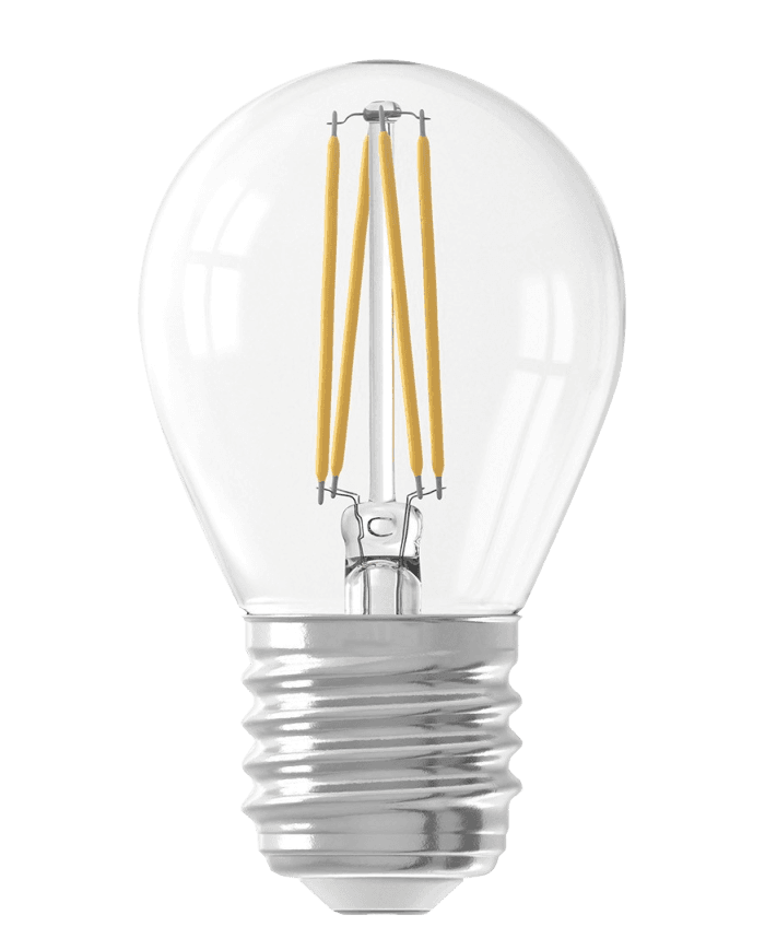 Žarulja G45 E27 220-240V 4W 2700K Clear Glass Shell, short filament - DIMMABLE