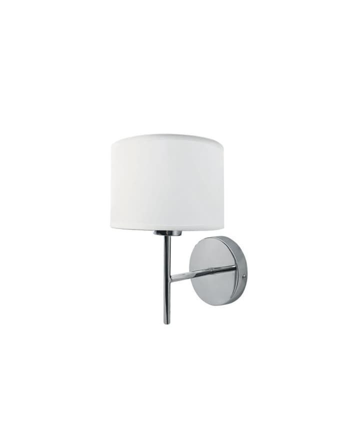 Zidna svjetiljka LOFT104W chrome + beige fabric D200*H280