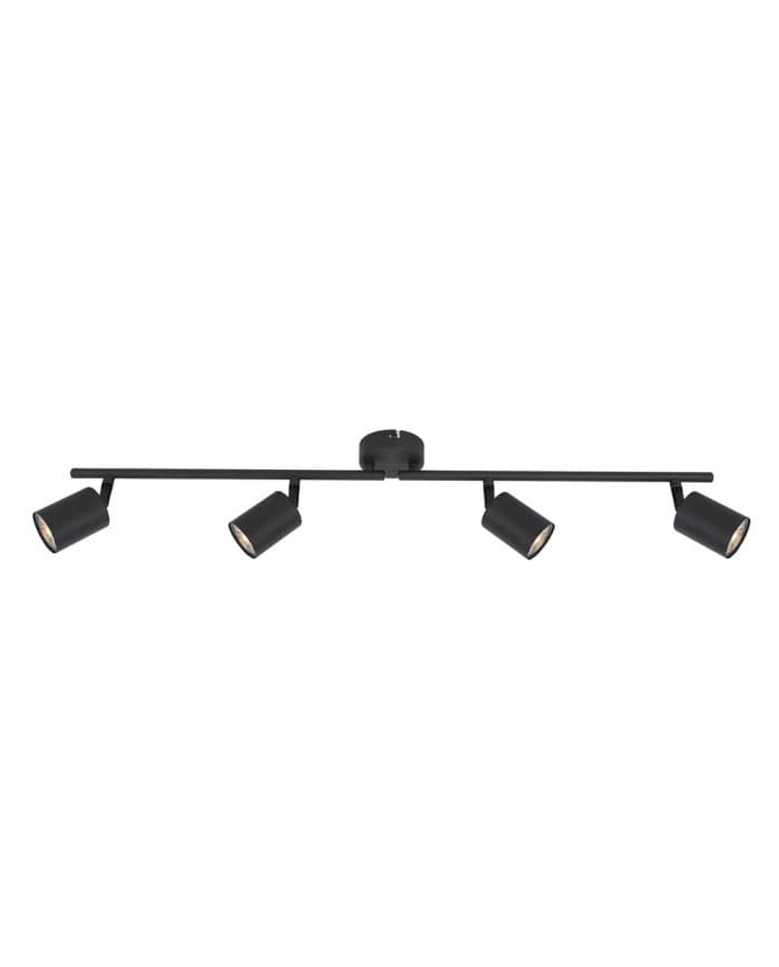 Zidni/stropni reflektor SL ROTO4 black metal base 4*GU10