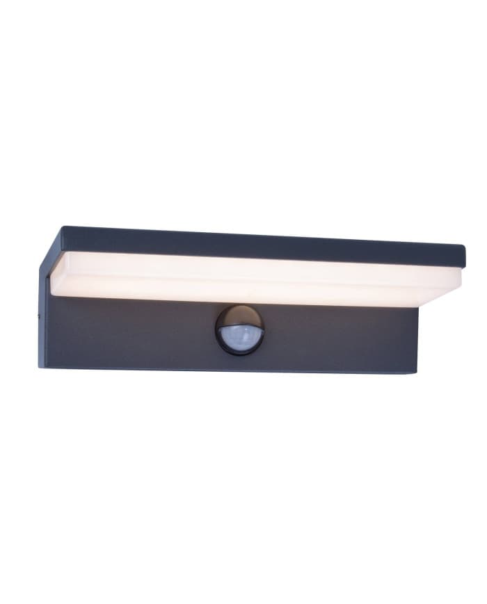 Zidna svjetiljka UH1018-7031-DG EAVES (WITH PIR SENSOR) - LED 9W IP54 3000K DARK GREY
