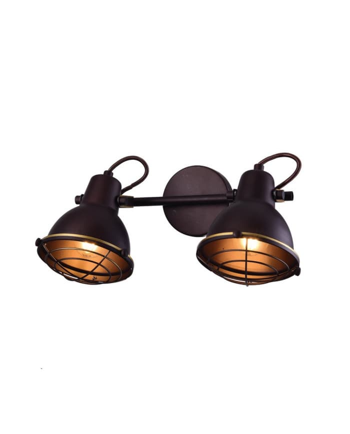 Zidni reflektor W10145-2 coffee GOLD 2*E27