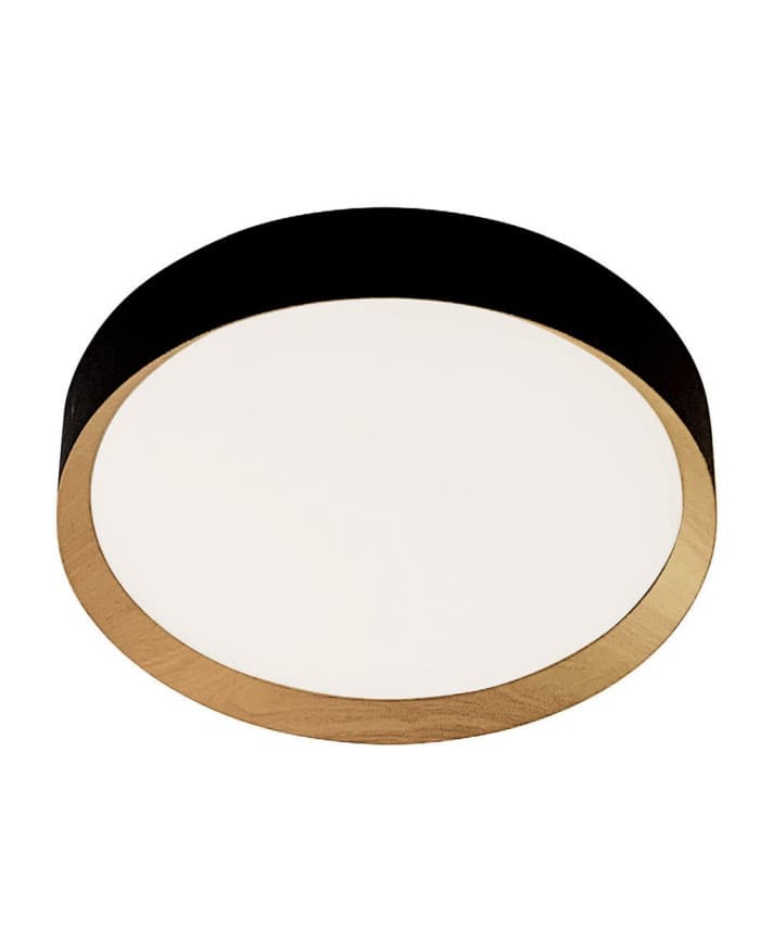 LED plafonjera LEGNA-C-450/30 MTBL/WOOD 3000K FI 400*70