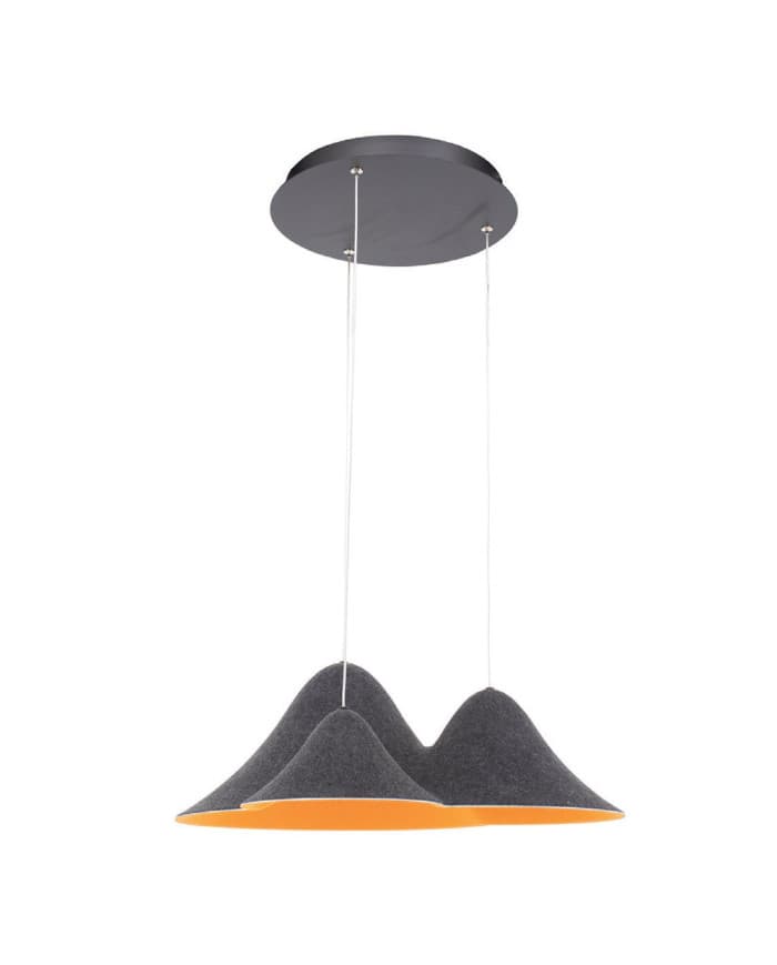 LED visilica FY-PE399-S 7Wx3 BLACK/ORANGE