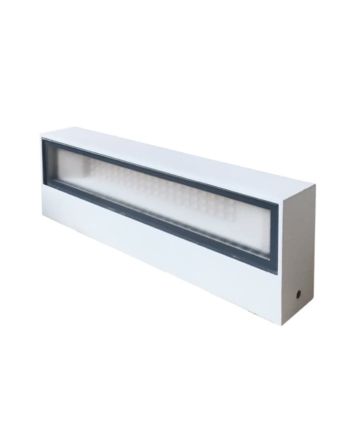 Vanjska svjetiljka zidna SR171 WHITE LED 220V 12W 3000K IP54 220*30*70