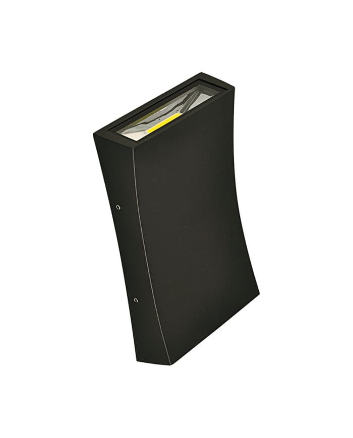 Zunanja stenska svetilka CDR020022 BLACK 2*6W IP54 230*143*41 CCT