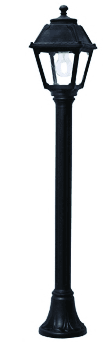 Vrtna podna svjetiljka MIZAR/MARY BLACK CLEAR E27