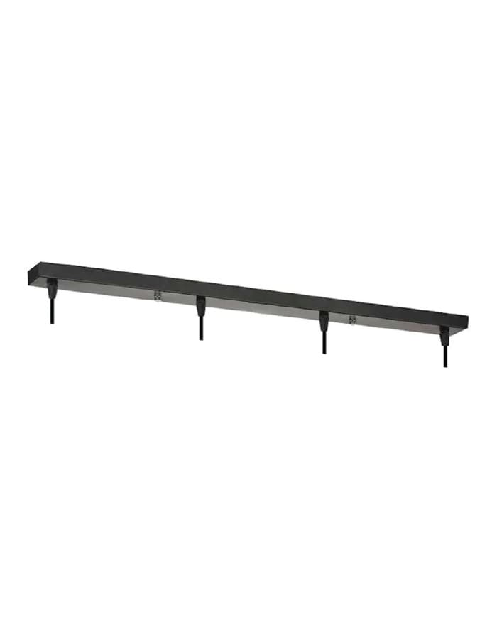 Dio za svjetiljku - CANOPY 4 black (black screws) 4 lights L1200*W60*H20