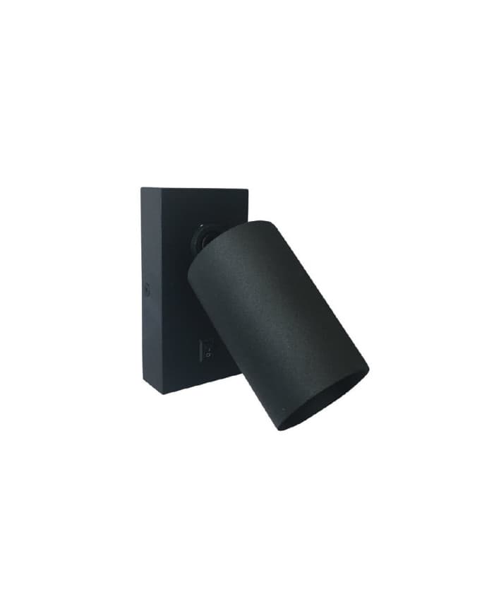 Zidna svjetiljka MURO Sand Black GU10 1x Max 50W IP20