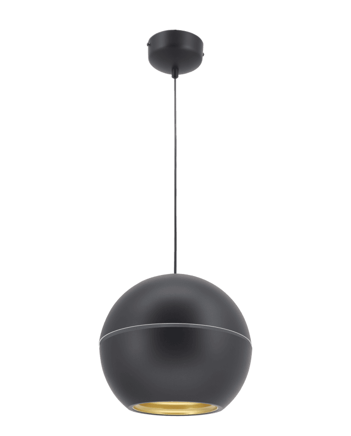 Pendant light FY-PEA373-BKCP 1xE27 BLACK, D300xH270