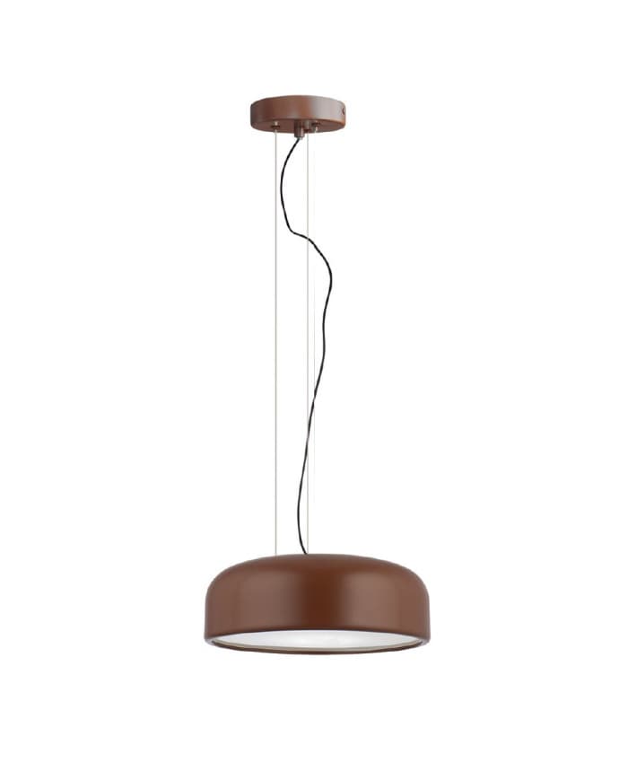 Moderna visilica PD134-3A BROWN/WHITE inside fi60xH21, E27, 3X60W