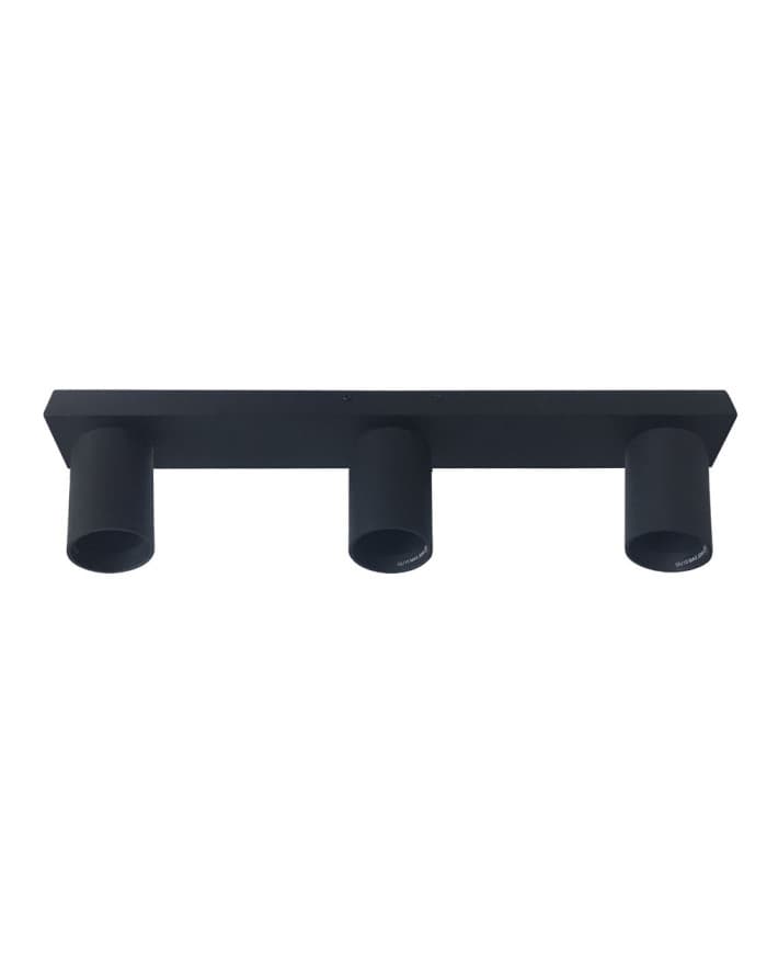 Wall lamp SOFFITTO TRIPLA Sand Black GU10 3x50W IP20