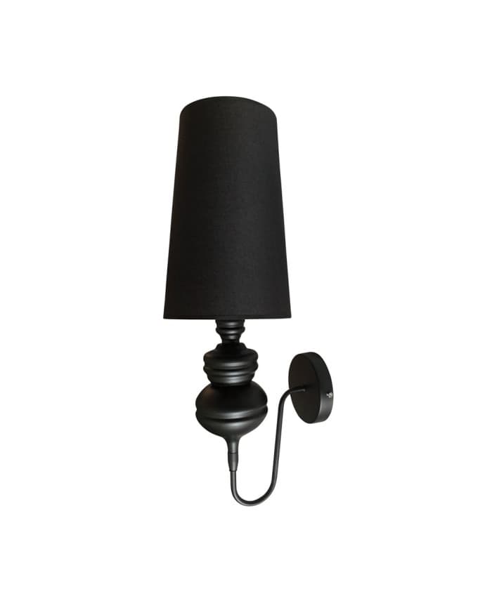 Zidna svjetiljka W4017S matt black 1xE27 L25xW20xH75