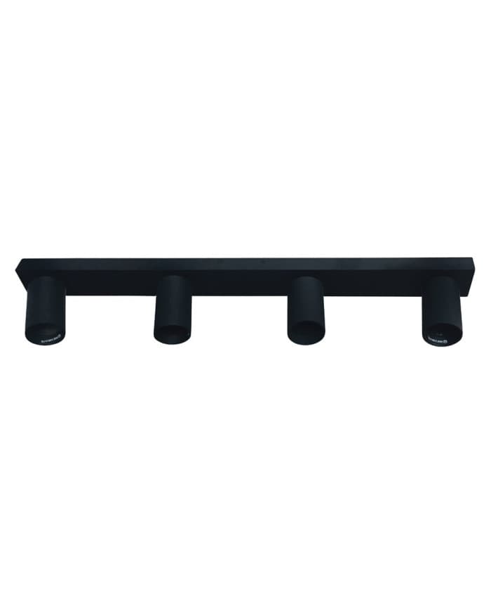 Wall lamp SOFFITTO QUADRUPLO Sand Black GU10 4x50W IP20