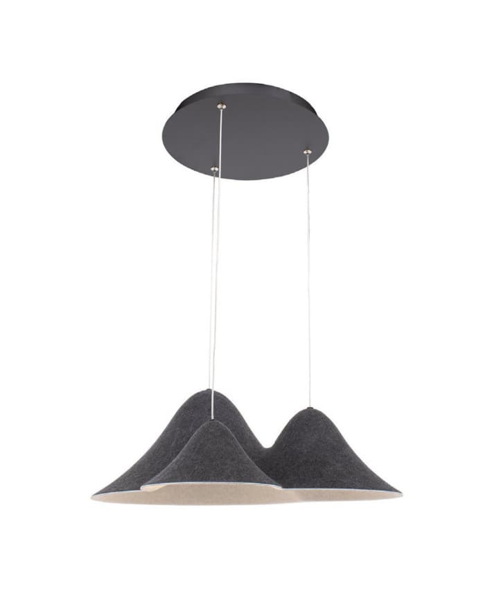 LED visilica FY-PE399-S 7Wx3 BLACK/GREY