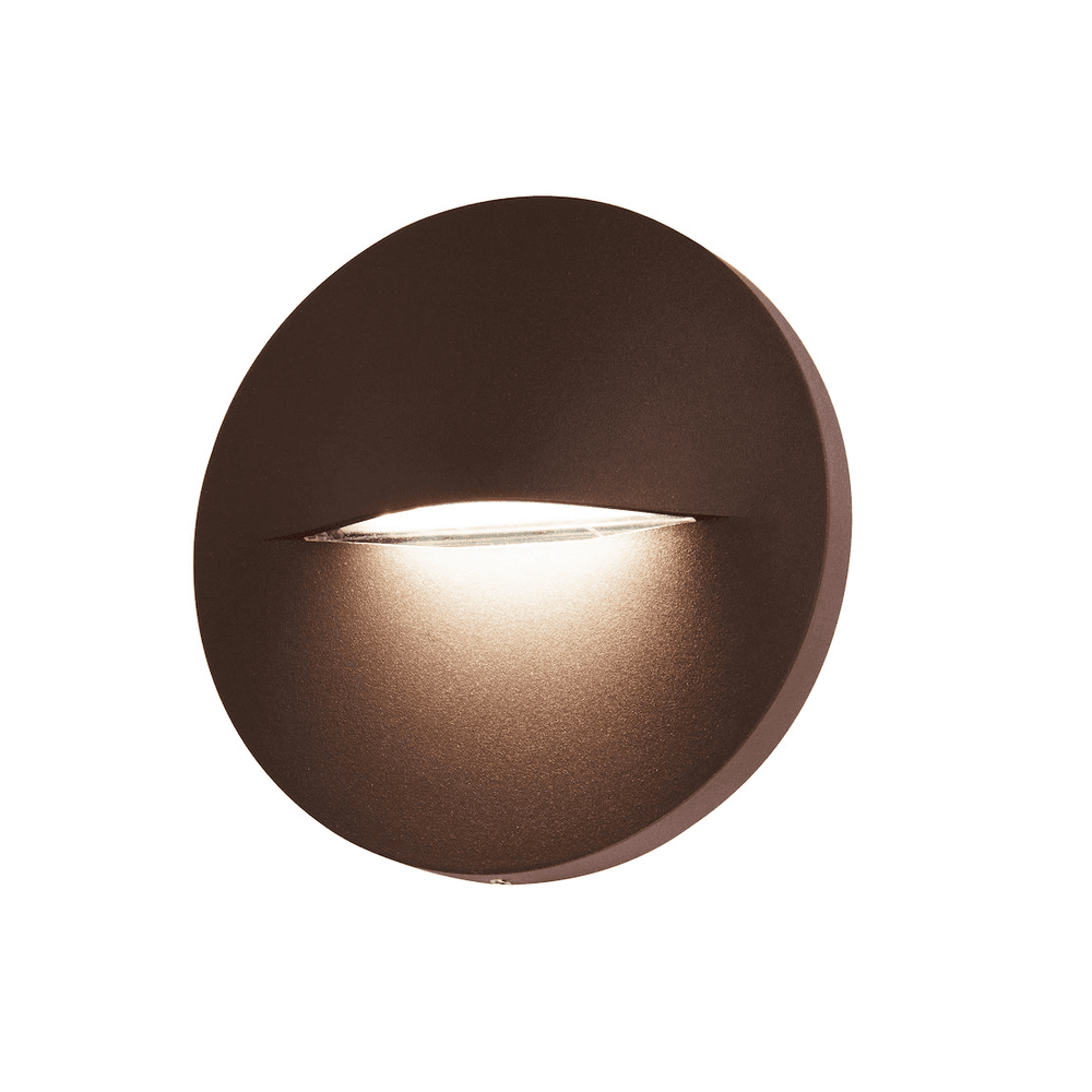 Zidna svjetiljka UH103147-BR RIPS - LED 3W IP65 3000K BROWN fi140x33