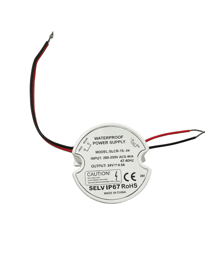 LED napajanje WPS-15-24-O driver 15W-24V IP66 round