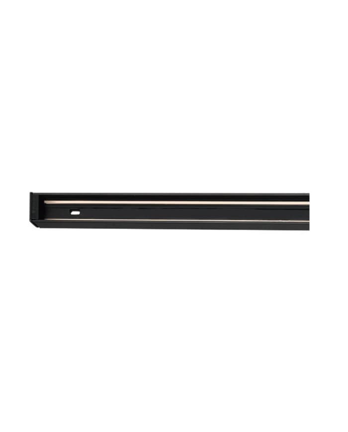 SMR-Track Rail, 1 meter track rail with cover and two end caps, black