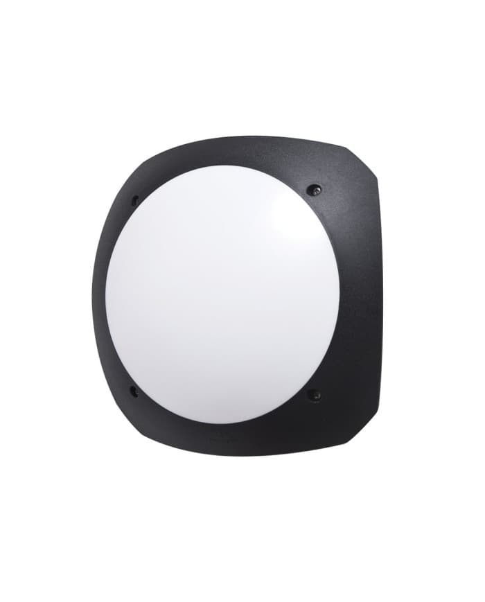 Zidna / stropna svjetiljka STUCCHI E-27 BLACK/OPAL
