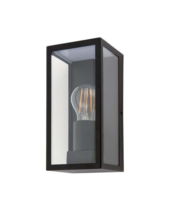 Zunanja stenska svetilka CDR020291 BLACK E27 IP44 235*125*110