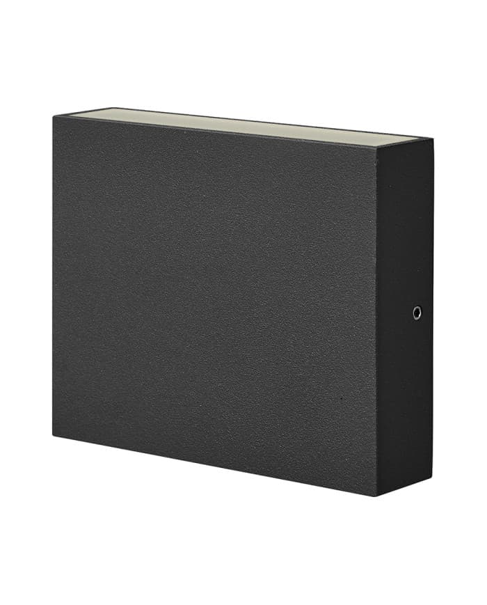 Zunanja stenska svetilka CDR020411 BLACK 2*3W IP54 110*90*25 3000K
