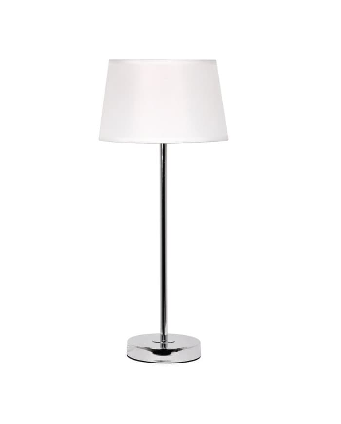 Stolna svjetiljka LOFT107W-T chrome + beige fabric
